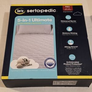 Serta Sertapedic 5-in-1 Ultimate Mattress Pad - White